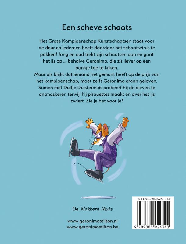 Achterkant van Een scheve schaats