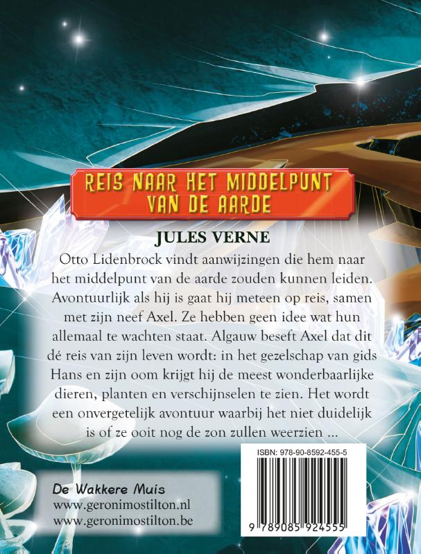 Achterkant van Reis naar het middelpunt van de aarde