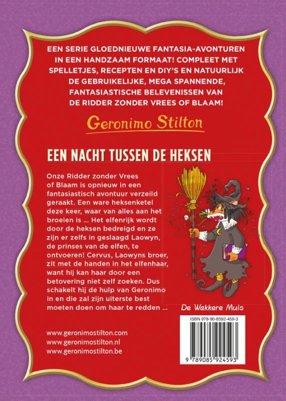 Achterkant van Een nacht tussen de heksen