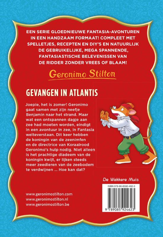 Achterkant van Gevangen in Atlantis