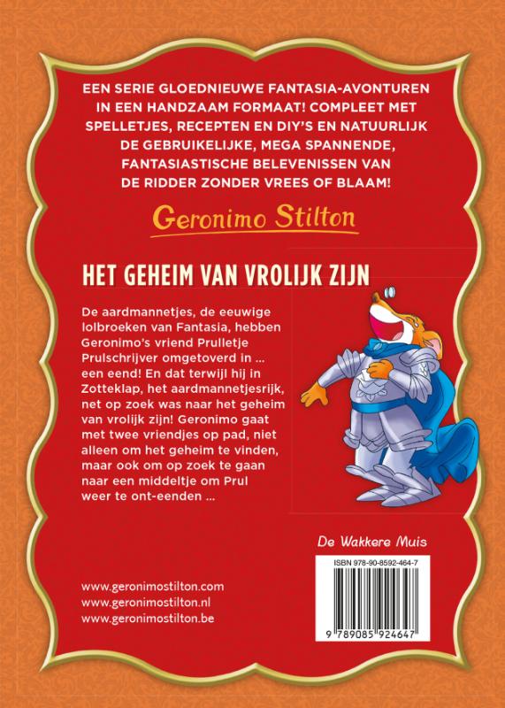 Achterkant van Het geheim van vrolijk zijn