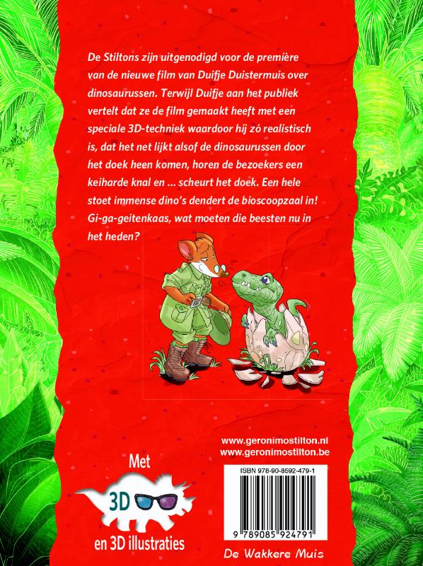 Achterkant van Denderende dino's