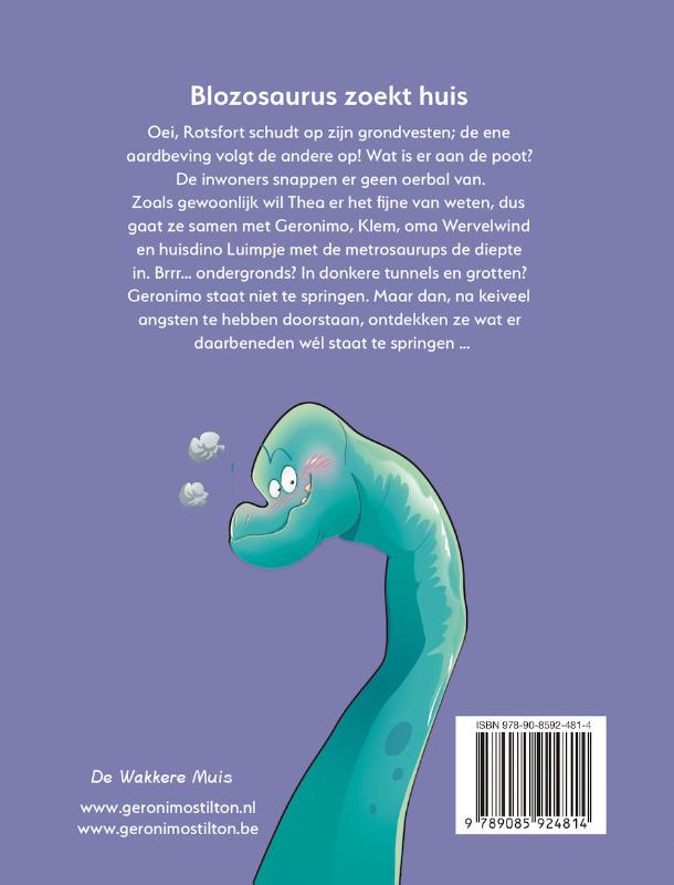 Achterkant van Blozosaurus zoekt huis