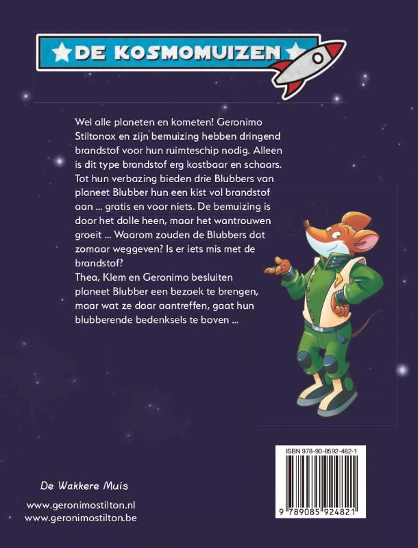 Achterkant van Blubber! Bliep, bliep!