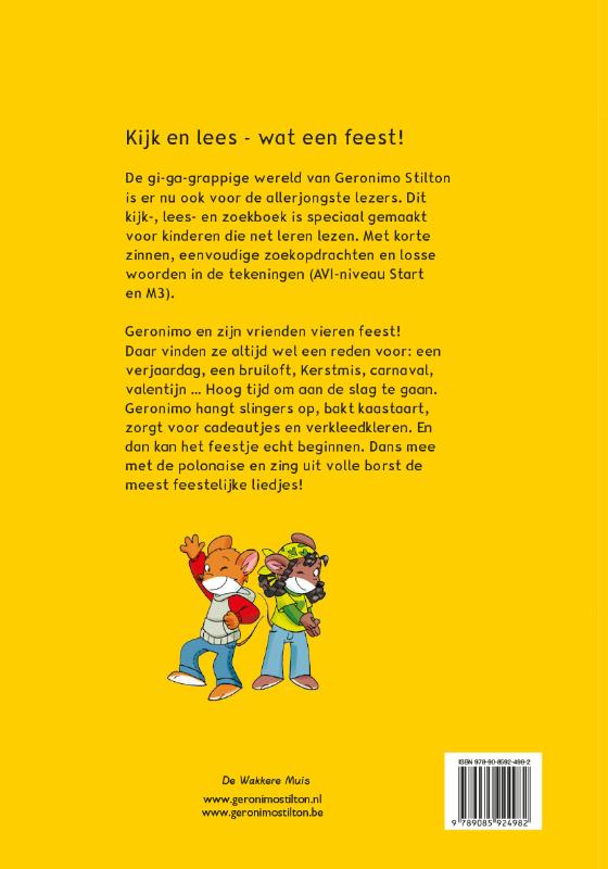 Achterkant van Wat een feest!