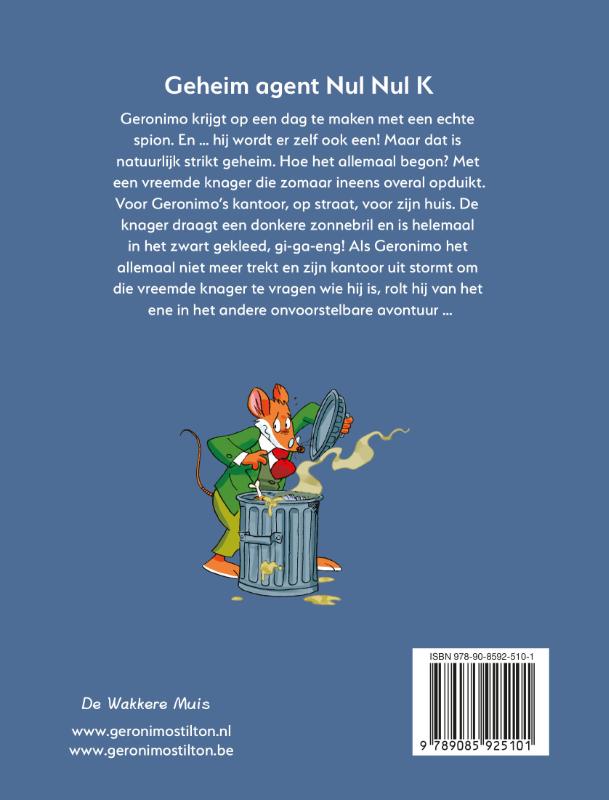 Achterkant van Geheim agent Nul Nul K