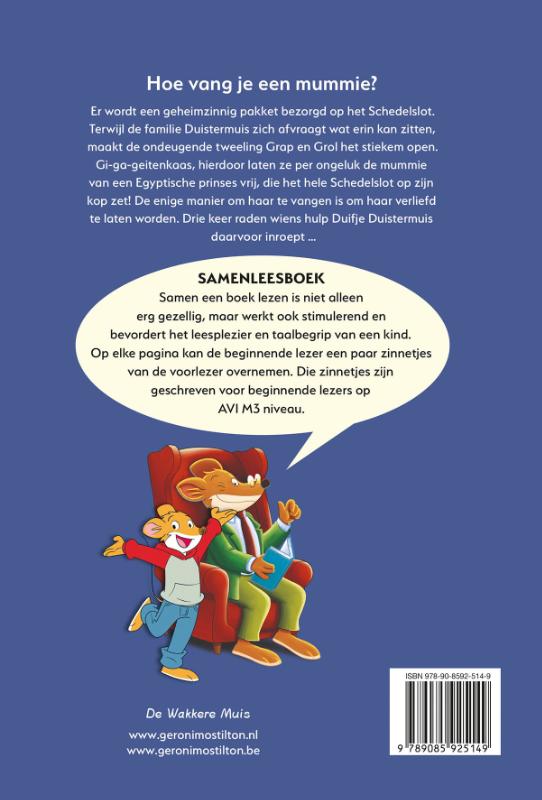 Achterkant van Hoe vang je een mummie?