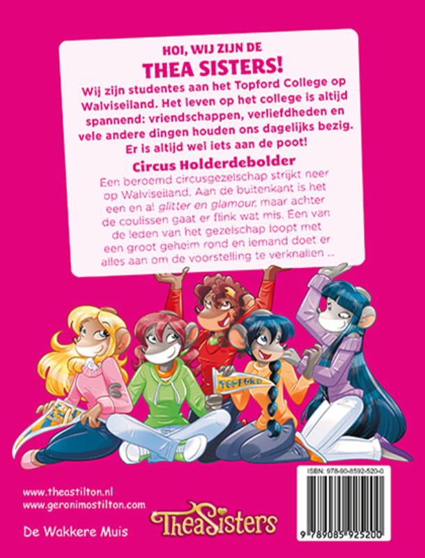 Achterkant van Circus Holderdebolder