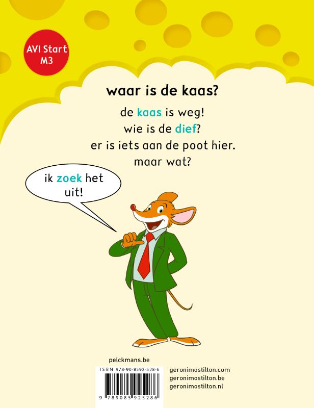 Achterkant van Waar is de kaas?