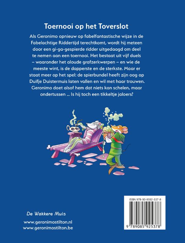 Achterkant van Toernooi op het Toverslot