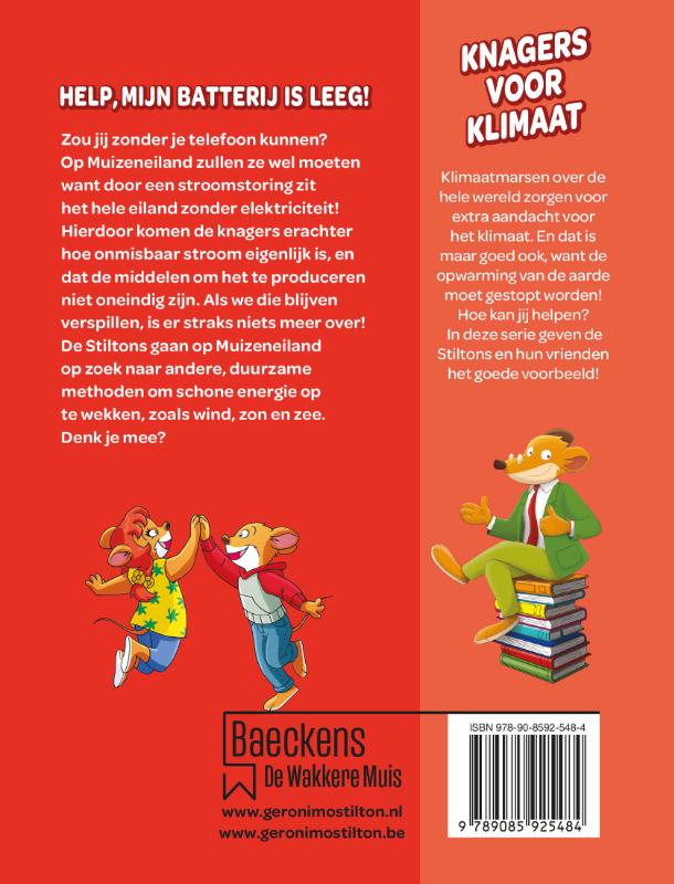Achterkant van Help, mijn batterij is leeg!
