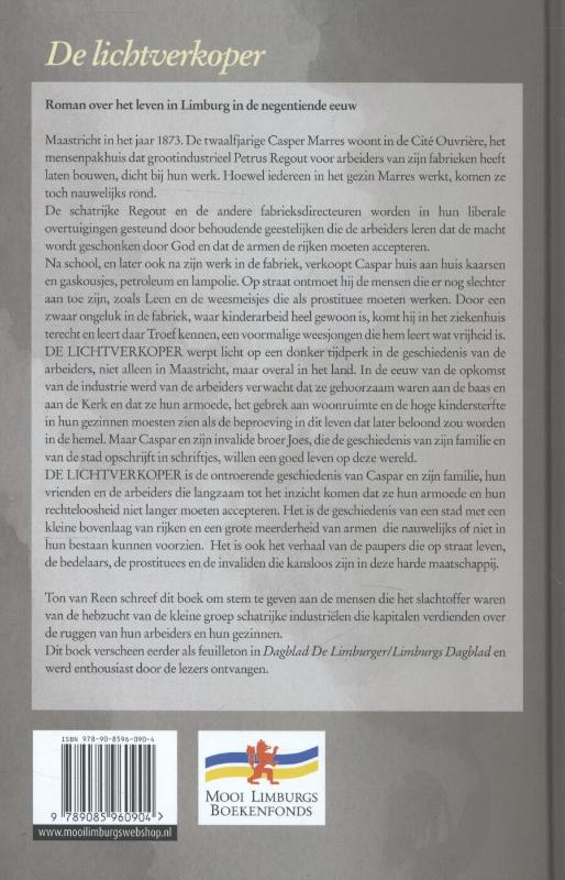 Achterkant van De lichtverkoper