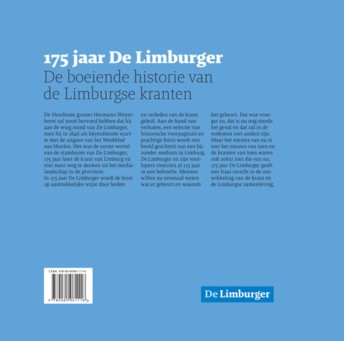 Achterkant van 175 jaar De Limburger