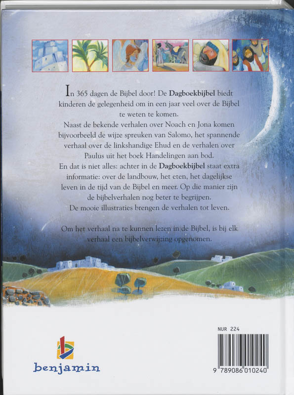 Achterkant van Dagboekbijbel