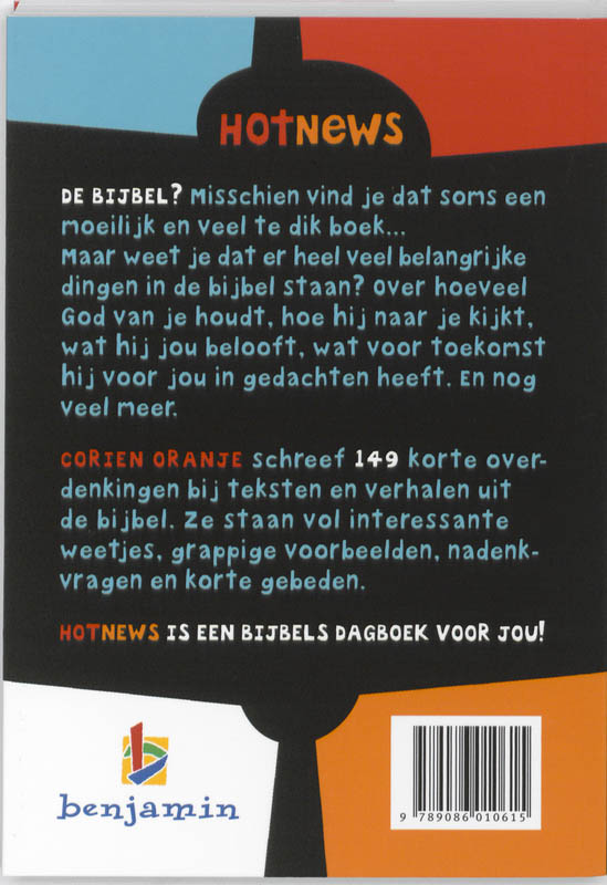 Achterkant van Hot news