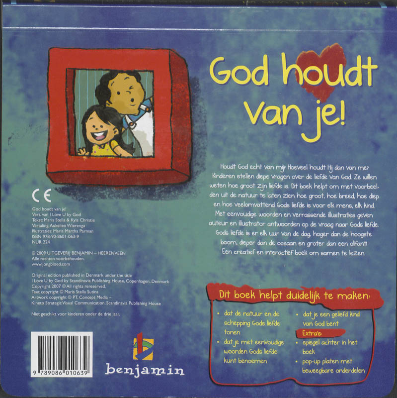 Achterkant van God houdt van je!