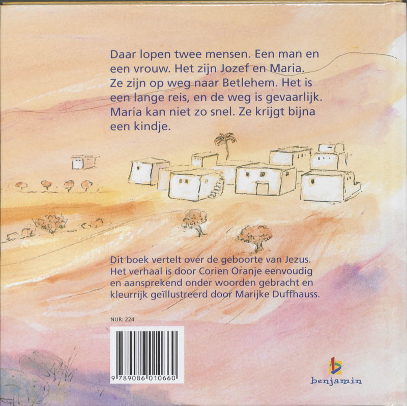 Achterkant van Op reis naar Betlehem