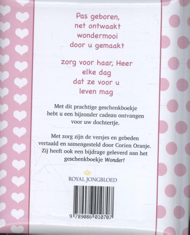 Achterkant van Lief meisje