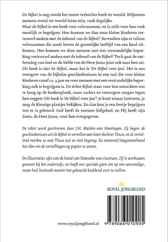 Achterkant van De Bijbel Voor Jou