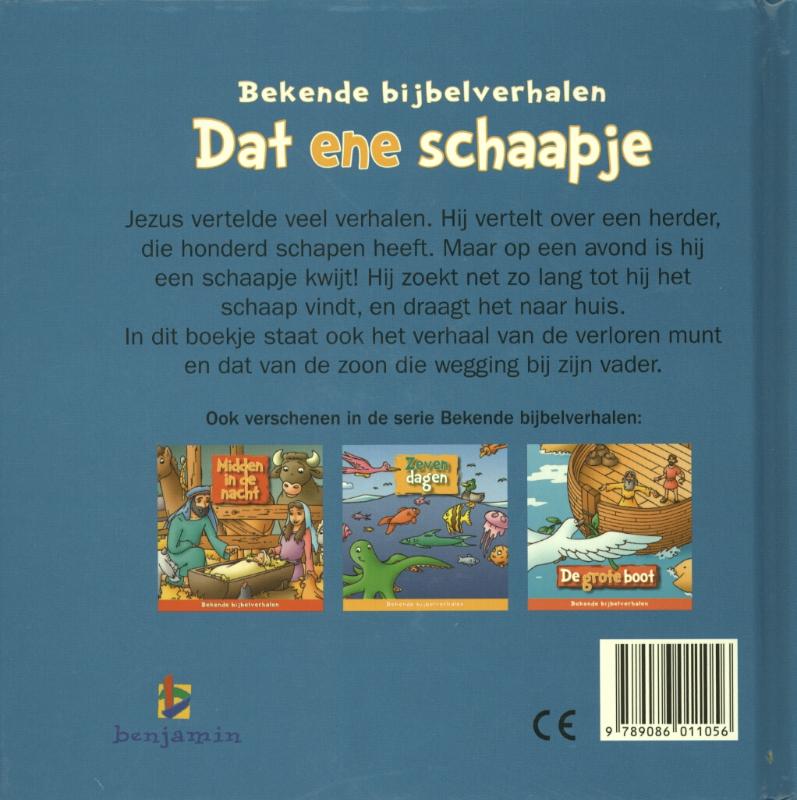 Achterkant van Dat ene schaapje