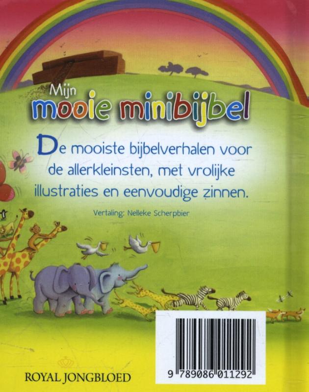 Achterkant van Mijn mooie minibijbel