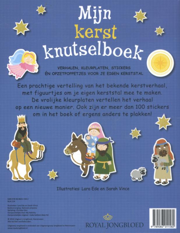 Achterkant van Mijn kerst knutselboek
