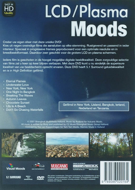 Achterkant van LCD / Plasma Moods