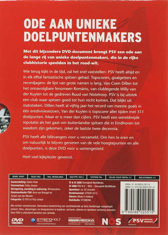 Achterkant van De spitsen van PSV