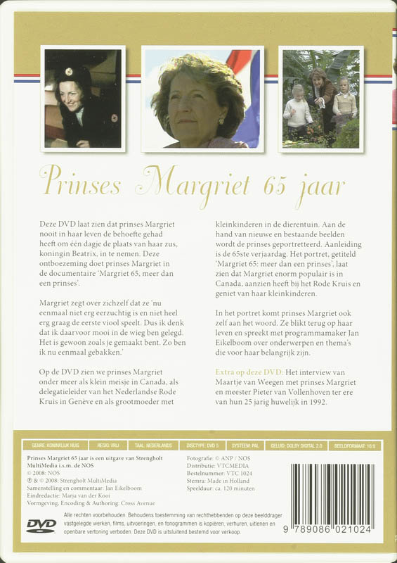 Achterkant van Prinses Margriet