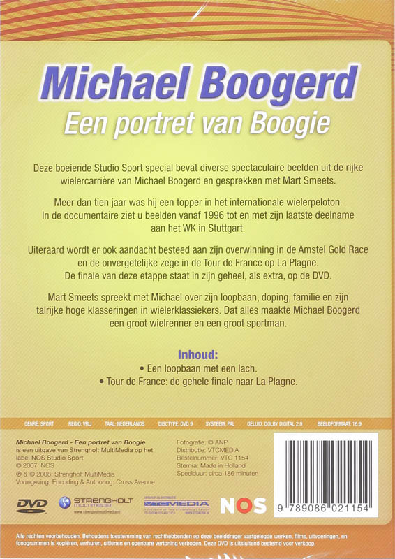 Achterkant van Michael Boogerd