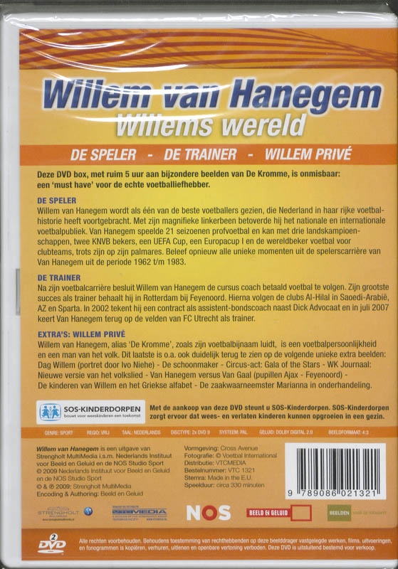 Achterkant van Willem van Hanegem