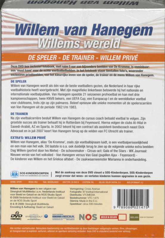 Achterkant van Willem van Hanegem