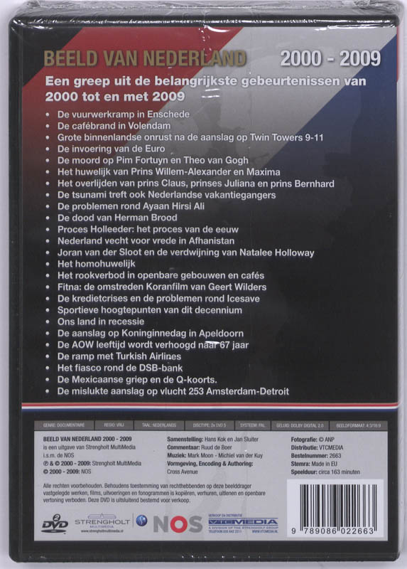 Achterkant van Beeld van Nederland 2000-2009