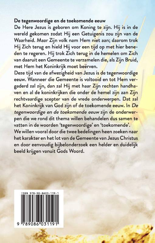 Achterkant van De tegenwoordige en de toekomende eeuw
