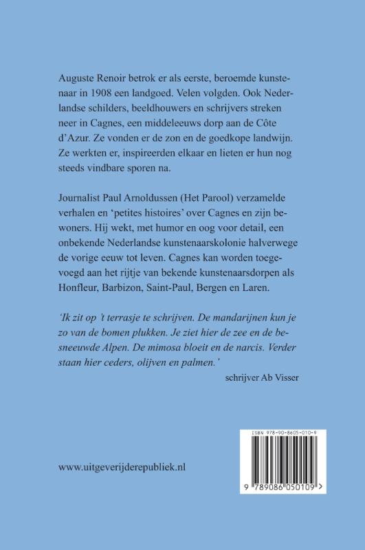 Achterkant van Waar de mimosa bloeit
