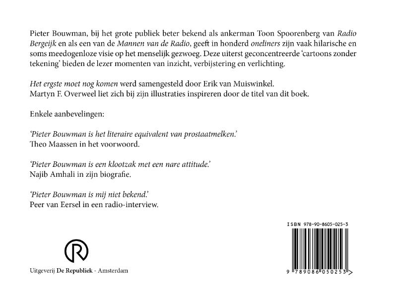 Achterkant van Het ergste moet nog komen
