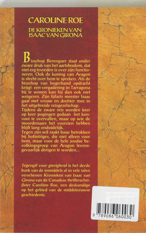 Achterkant van Tegengif voor gierigheid
