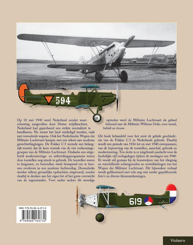 Achterkant van De Fokker C.5