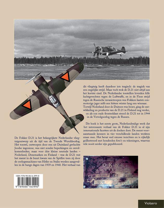 Achterkant van Fokker D.21