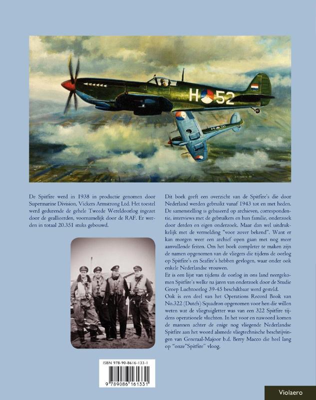 Achterkant van Nederlandse Spitfires