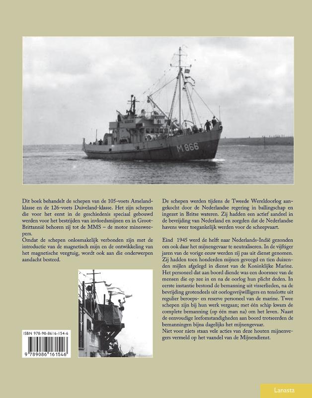 Achterkant van Motor minesweepers