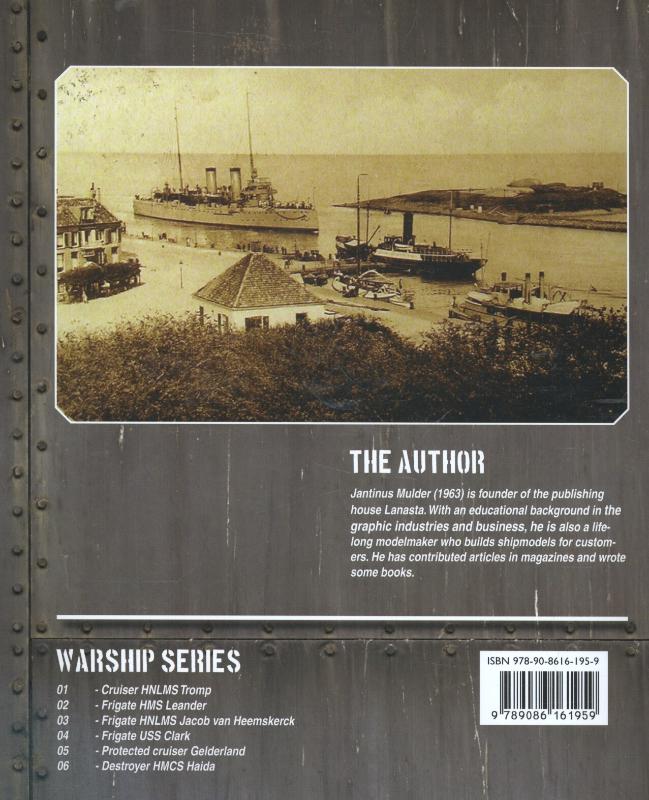 Achterkant van Protected cruiser Gelderland