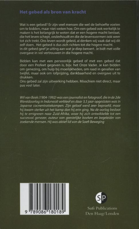 Achterkant van Het gebed als bron van kracht