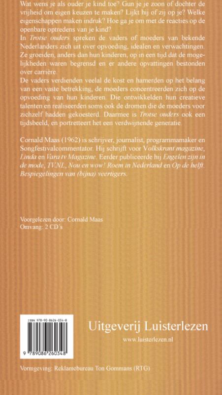 Achterkant van Trotse ouders