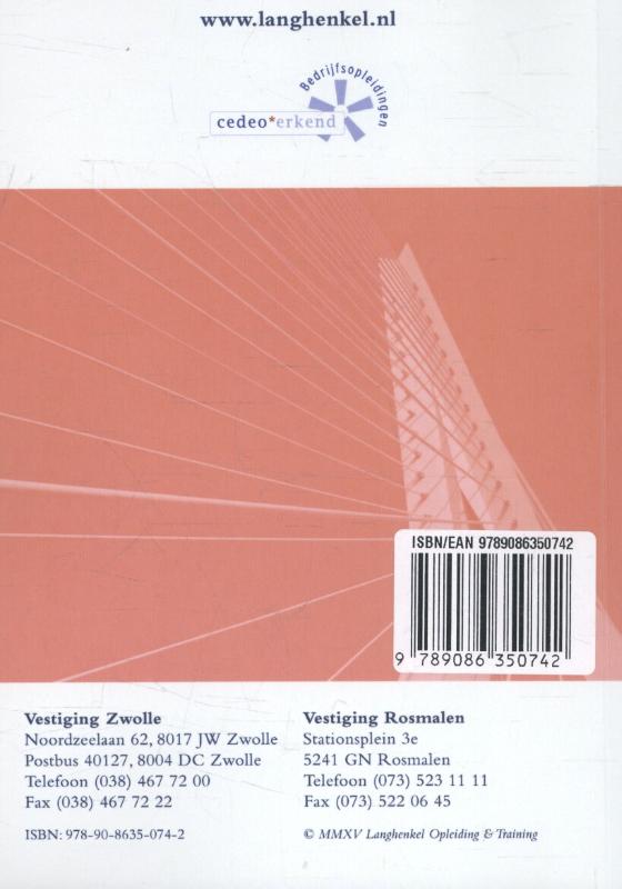 Achterkant van Uitsprakenbundel bestuursrecht