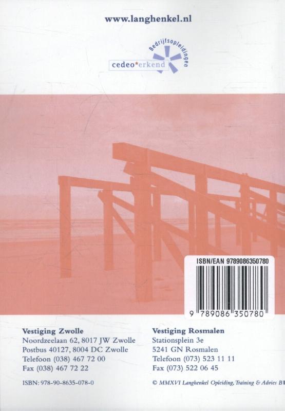 Achterkant van Handboek uitkeringsberekening Participatiewet 2016