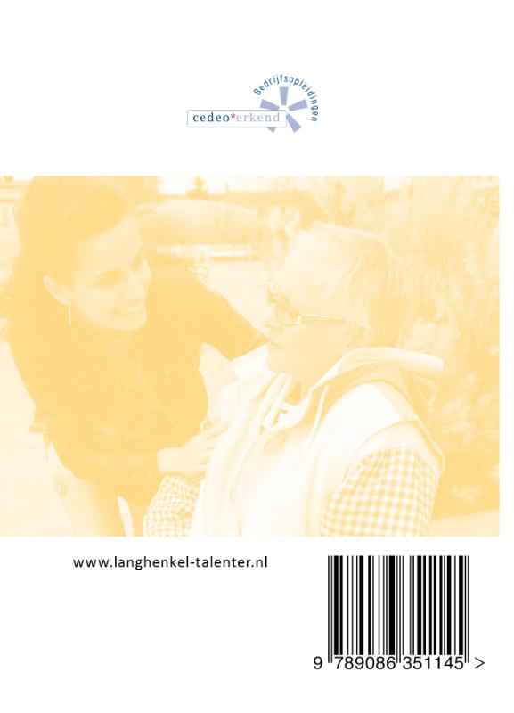 Achterkant van Zakboek Zorg