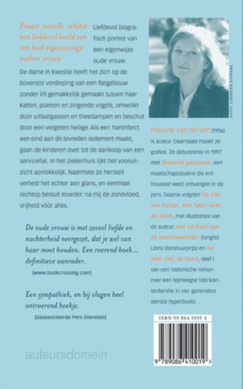 Achterkant van De vrouw in het vogelhuis