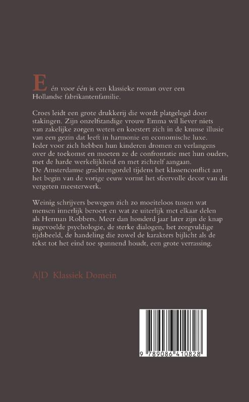 Achterkant van 2 Eén voor één