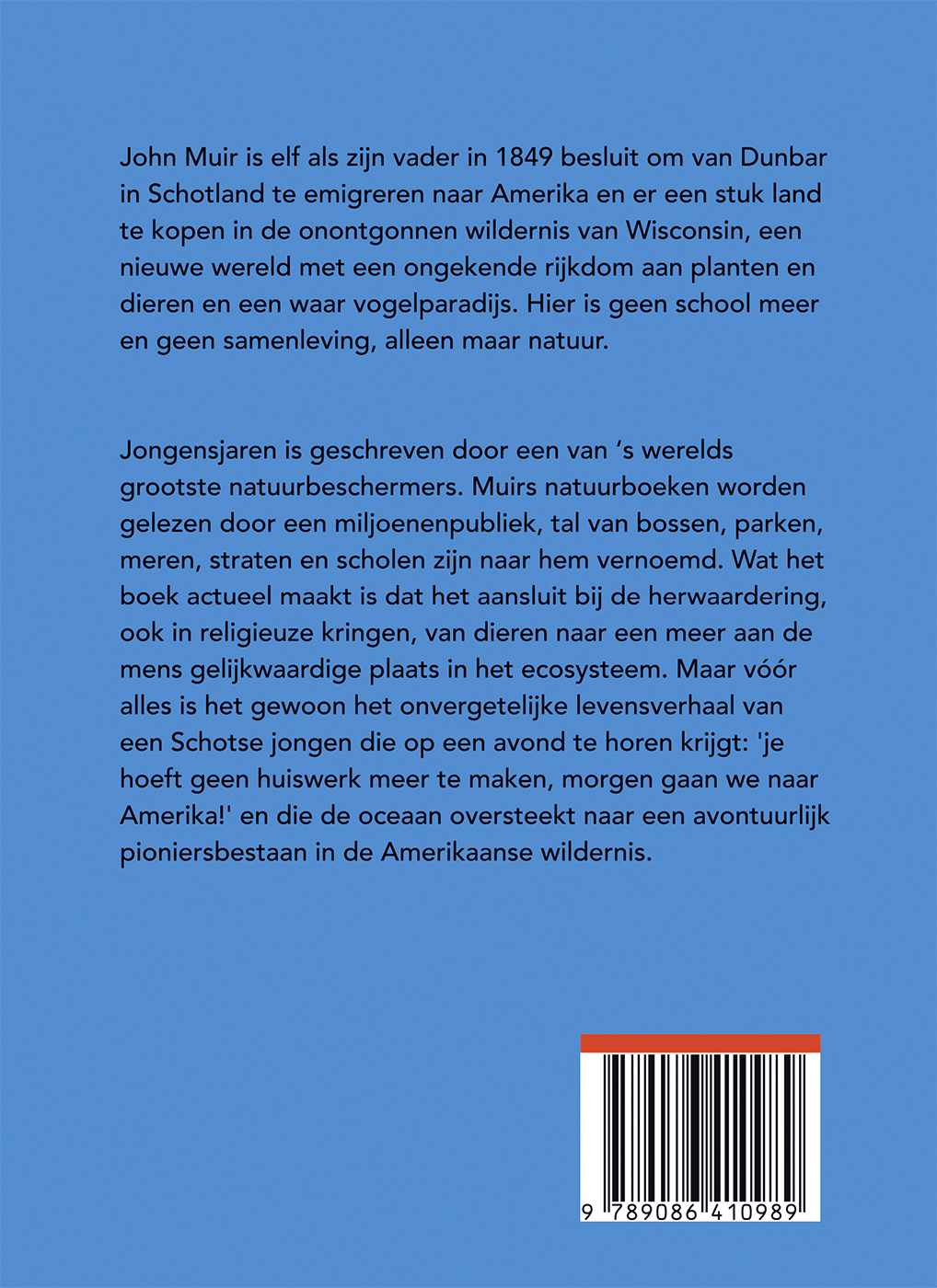 Achterkant van Jongensjaren